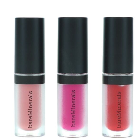 BareMinerals Go Bold Or Go Bare Perfect Trio Mini Statement Matte Liquid Lipcolo - Picture 3 of 6